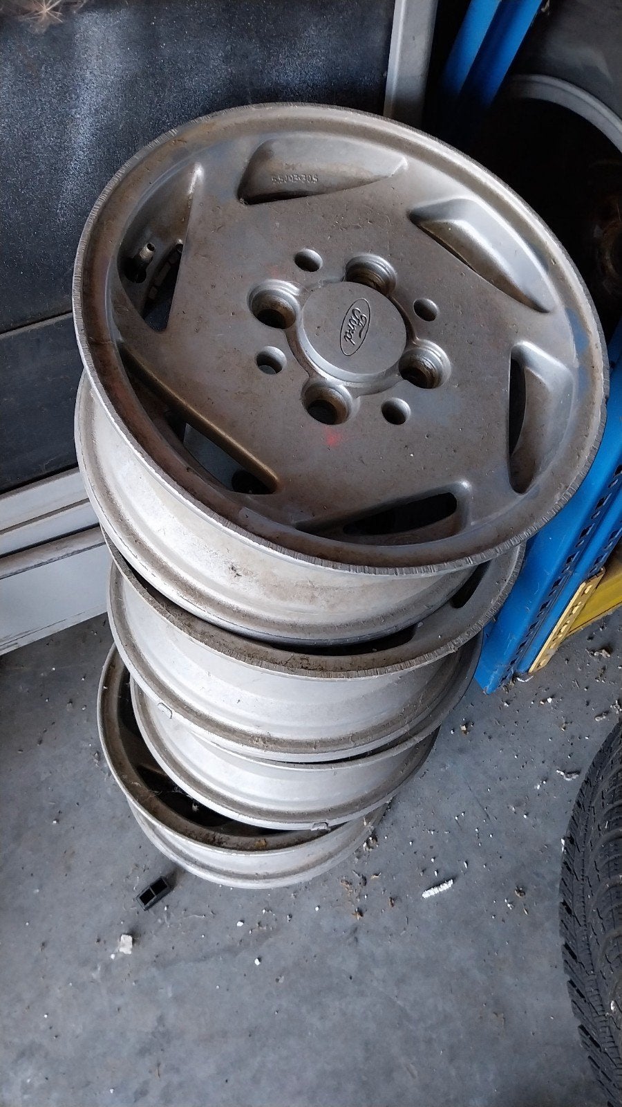 13 " oem ford alu velgen, Auto diversen, Wieldoppen, Ophalen