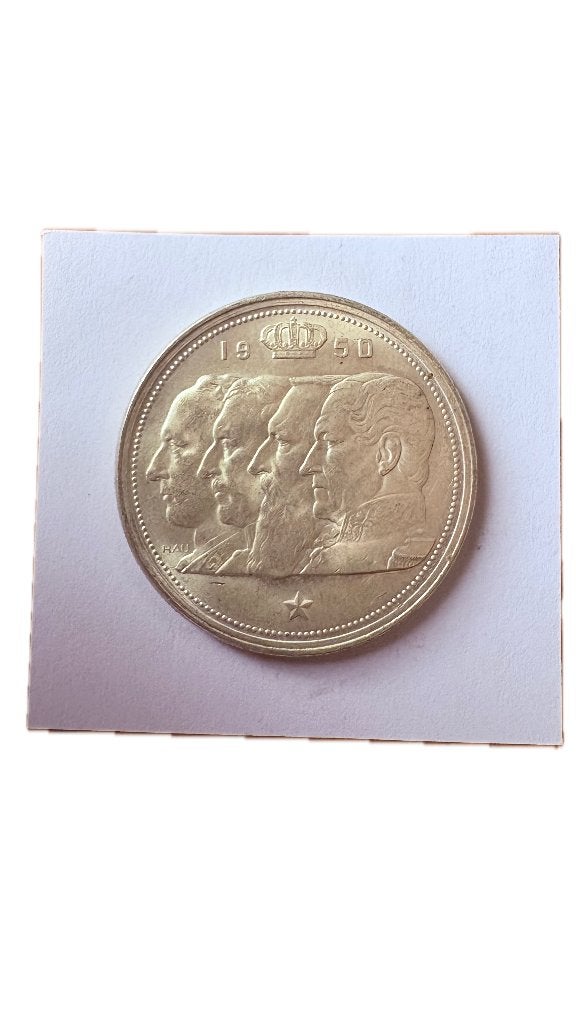 BAUDOUIN I : Argent 100 Francs 1950F, Enlèvement ou Envoi, Argent, Argent
