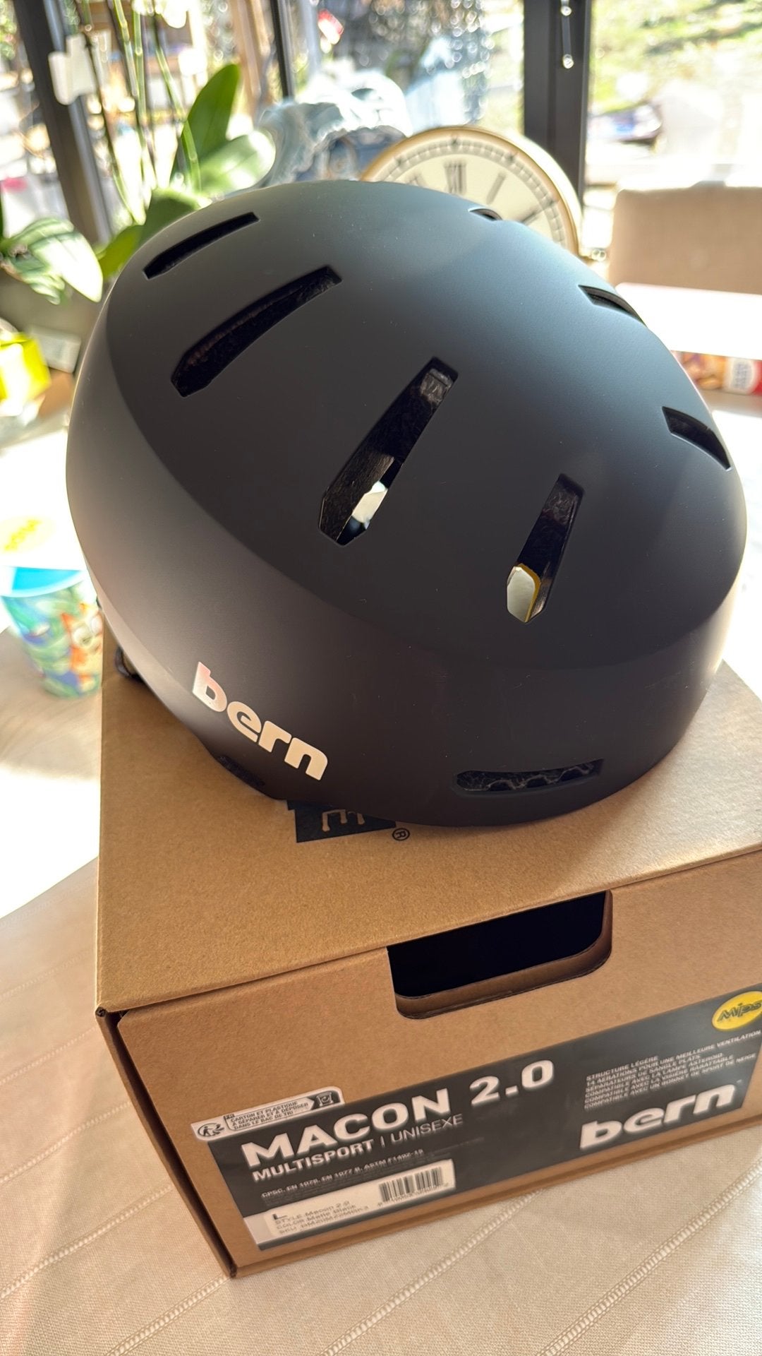 Fietshelm unisex Bern macon 2.0 Large, Fietsen en Brommers, Ophalen of Verzenden, Nieuw, L