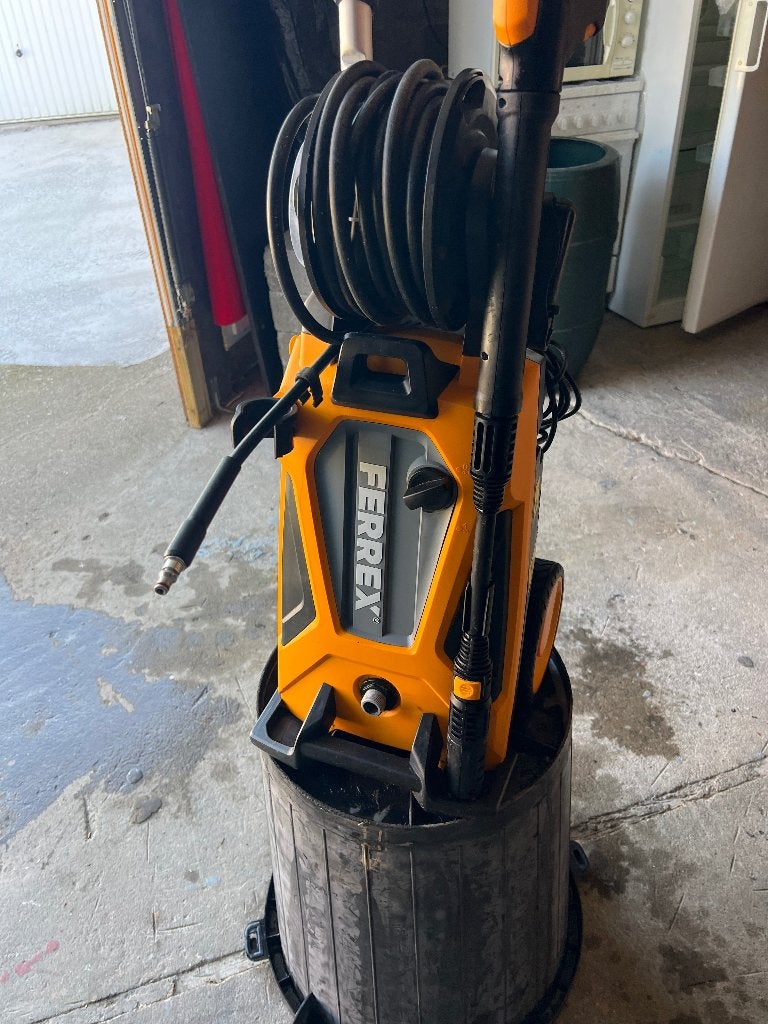 Karcher 170 bar + roto-mondstuk, Ophalen, Gebruikt, Elektrisch, Met regelbare waterdruk