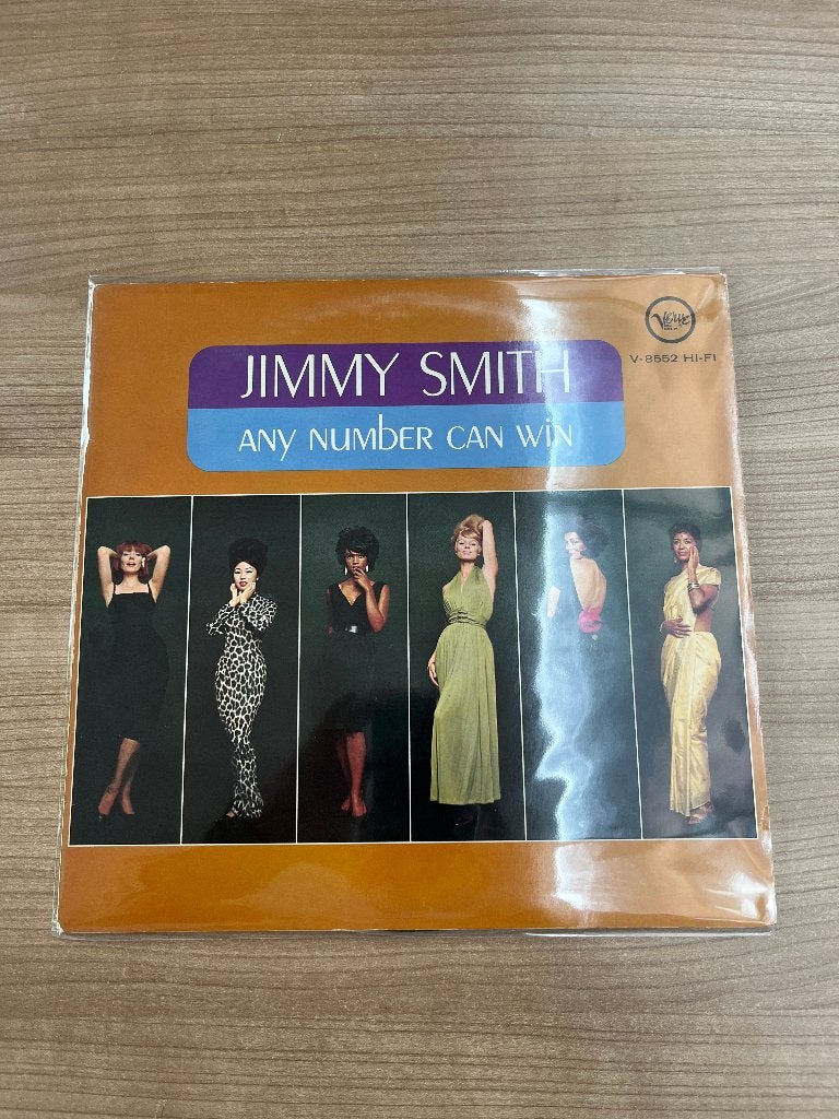 JIMMY SMITH - ANY NUMBER CAN WIN, LP, Enlèvement ou Envoi, Utilisé, Housse de protection extérieure