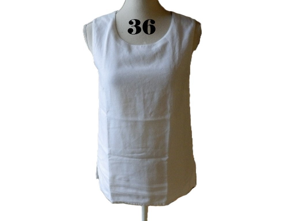 (67)- top femme t.36 blanc - blancheporte -, Kleding | Dames, Wit, Ophalen of Verzenden, Zo goed als nieuw, Maat 36 (S)
