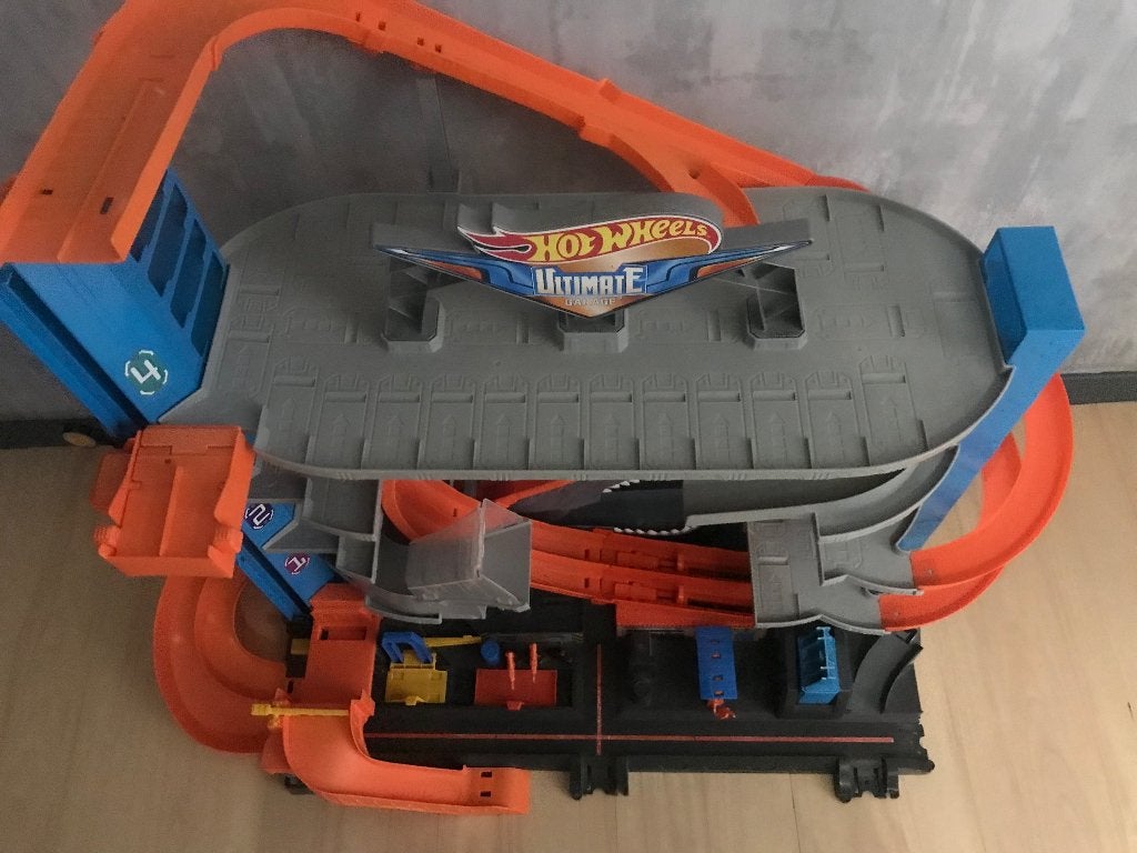 Hot wheels ultimate garage, Kinderen en Baby's, Speelgoed | Racebanen, Ophalen, Hot Wheels, Met looping, Elektrisch