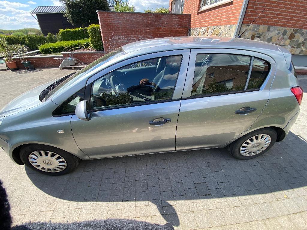 Opel Corsa Eco Flex 5 deurs, Auto's, Voorwielaandrijving, Stof, Zwart, 4 cilinders