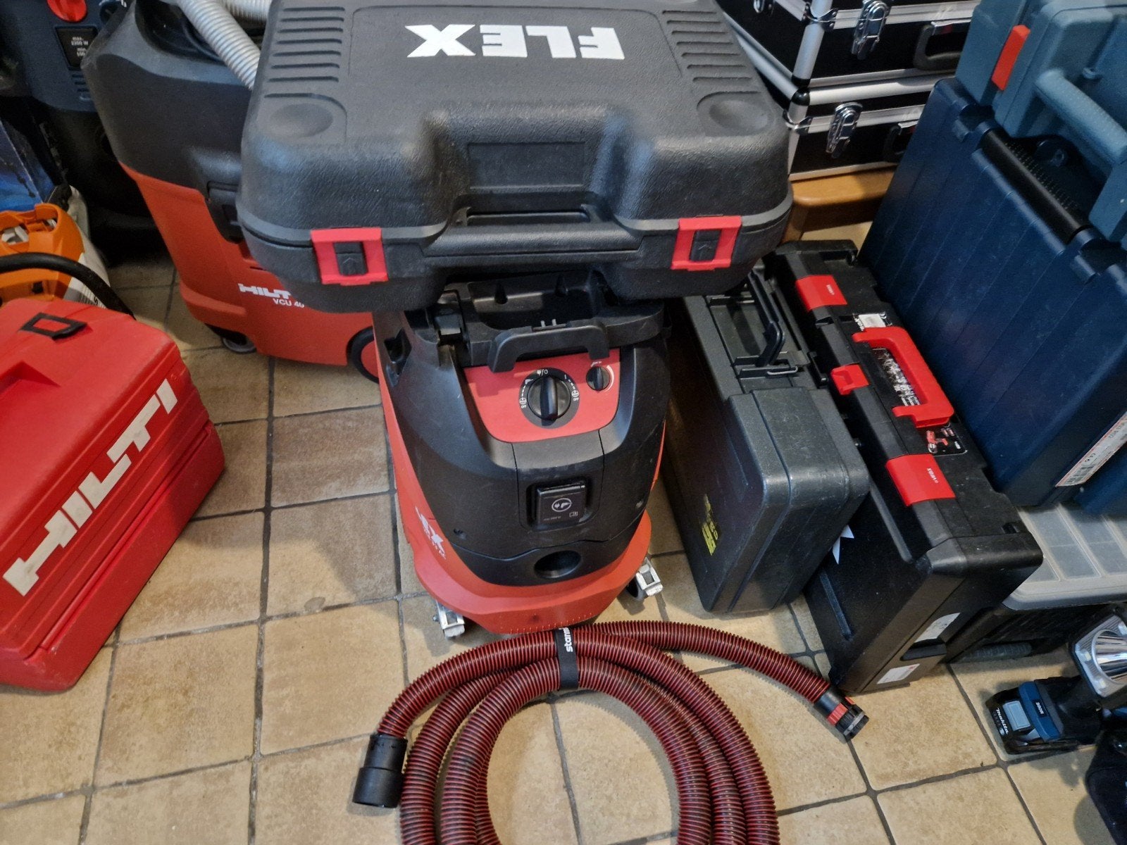 Rainureuse FLEX MS 1706 FR + Aspirateur  Vce 33 AC, Enlèvement, Comme neuf