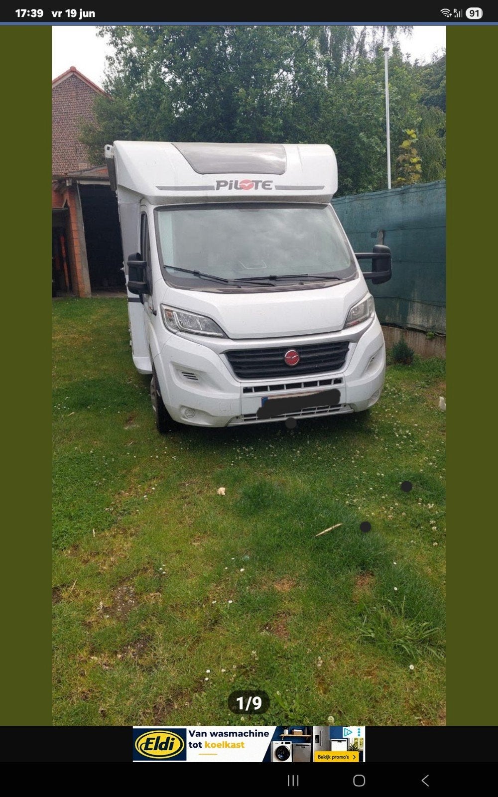 pilot sensation p719, Caravans en Kamperen, Mobilhomes, Particulier
