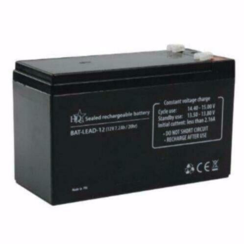 Onderhoudsvrije Loodaccu 12 Volt 7.2 Ah [12-7.2], Ophalen of Verzenden, Nieuw