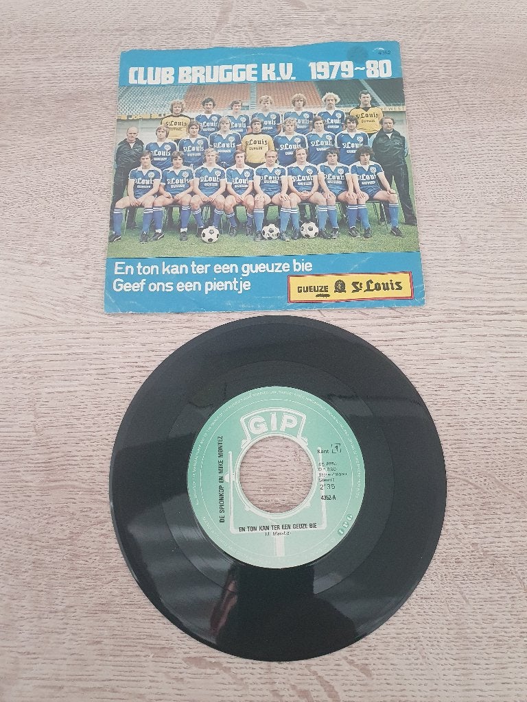 Club Brugge ' En Ton Kan Ter Een Gueuze Bie' singel, Cd's en Dvd's, Originele persing, Ophalen of Verzenden, Gebruikt, Overige genres