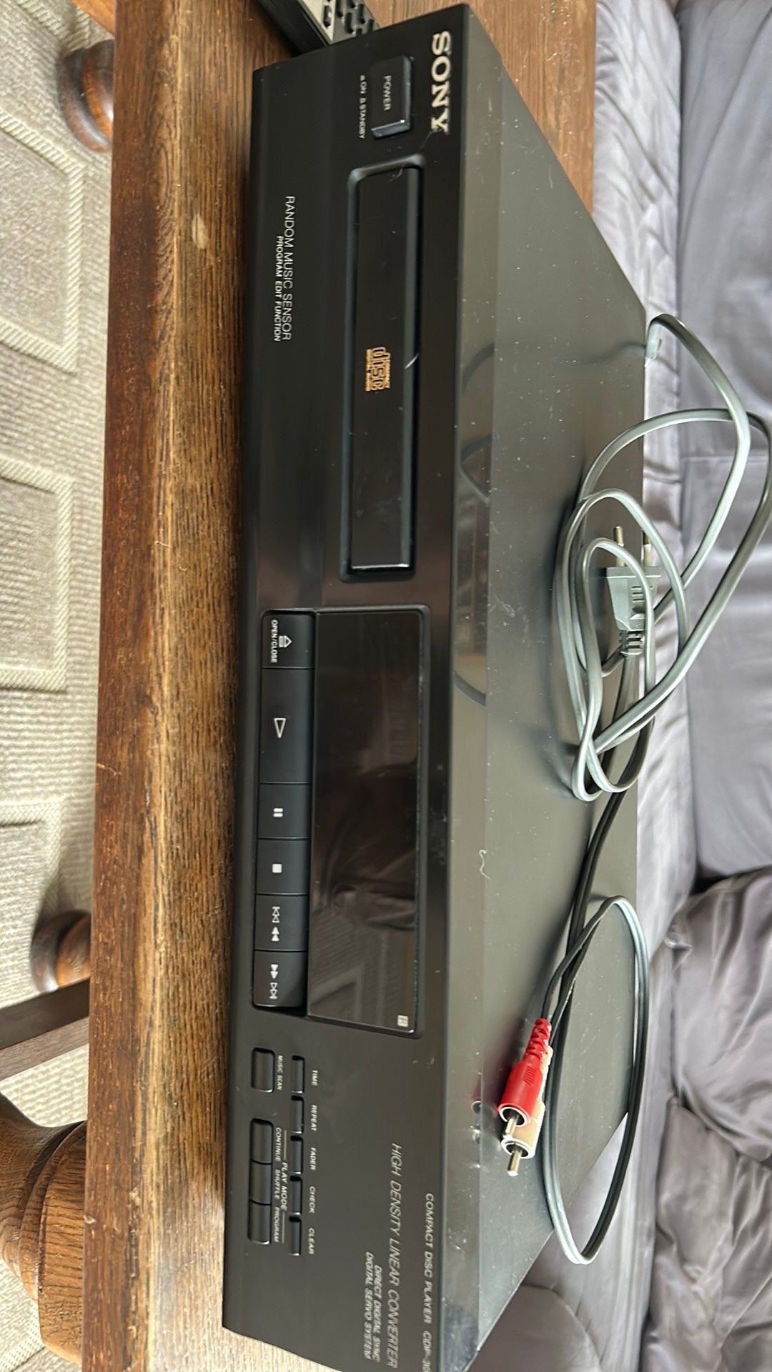 Sony CD-speler met afstandsbediening CDP-309, Enlèvement, Utilisé, Lecteur CD, Sony