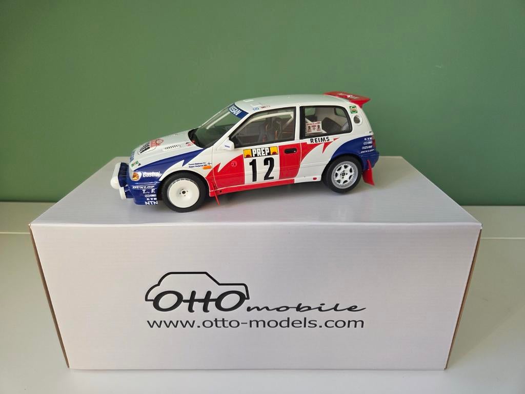 Otto Mobile 1:18 Nissan Sunny GTi-R Rallye (OT461) te koop!, Ophalen of Verzenden, Nieuw, Auto, OttOMobile