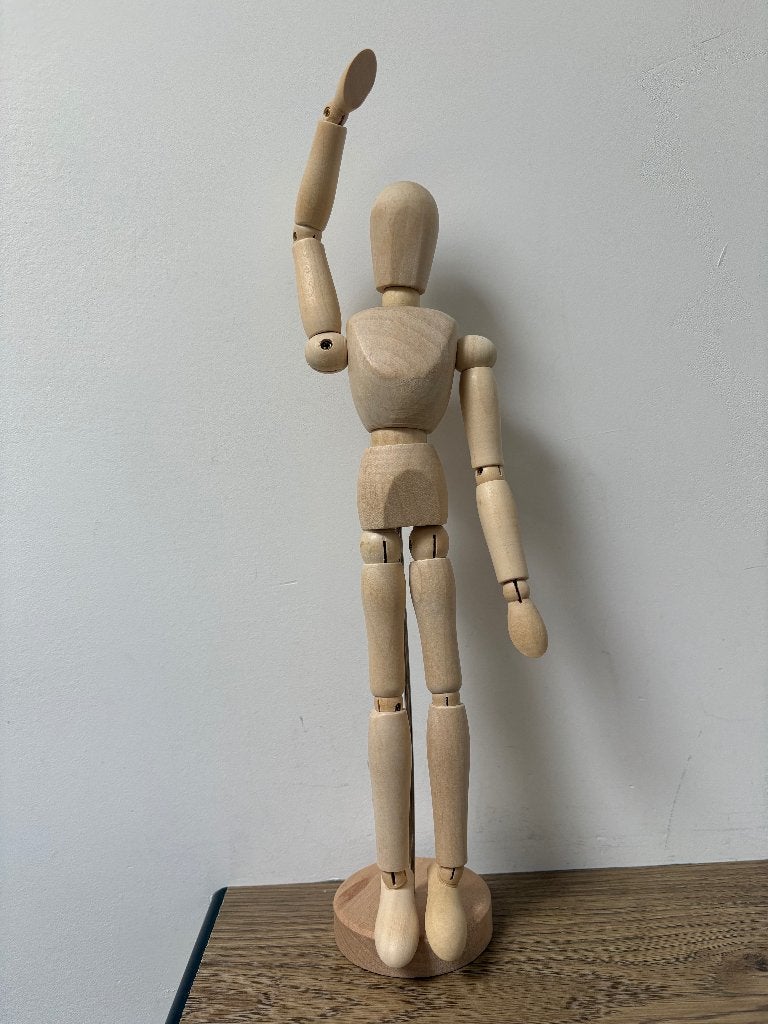 Figurine Ledepop/dessin animé en bois de 30 cm., Hobby & Loisirs créatifs, Enlèvement ou Envoi, Neuf, Autres types