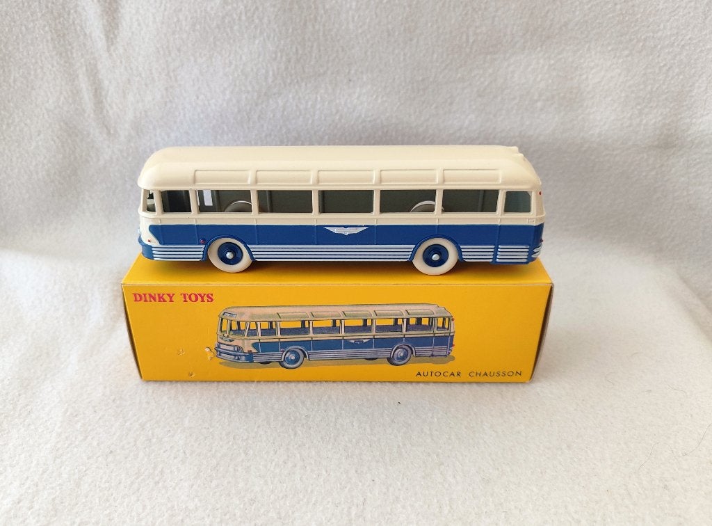 Dinky Atlas _ Autobus Chausson _ ref. 29F (bleu & beige), Enlèvement ou Envoi, Comme neuf, Bus ou Camion, Dinky Toys