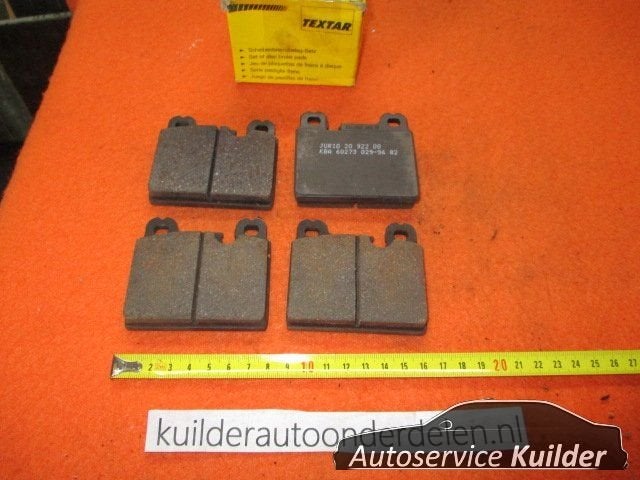 Remblokken voorzijde Porsche 911 3.2 86-89 36833 Textar 2092, Auto-onderdelen, Remmen en Aandrijving, -, Porsche, Nieuw, Ophalen of Verzenden