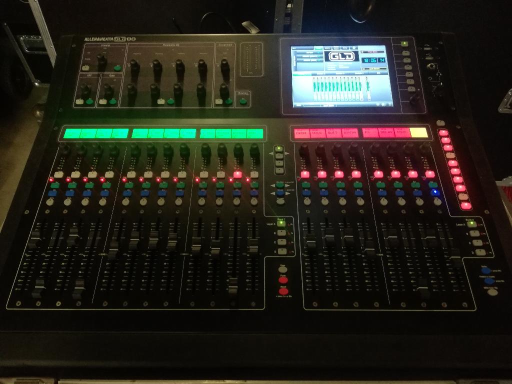 Vends GLD80+Dante Card 64x64+Littlite+AR2412+ AR84 +flight, Musique & Instruments, Tables de mixage, Enlèvement, Utilisé