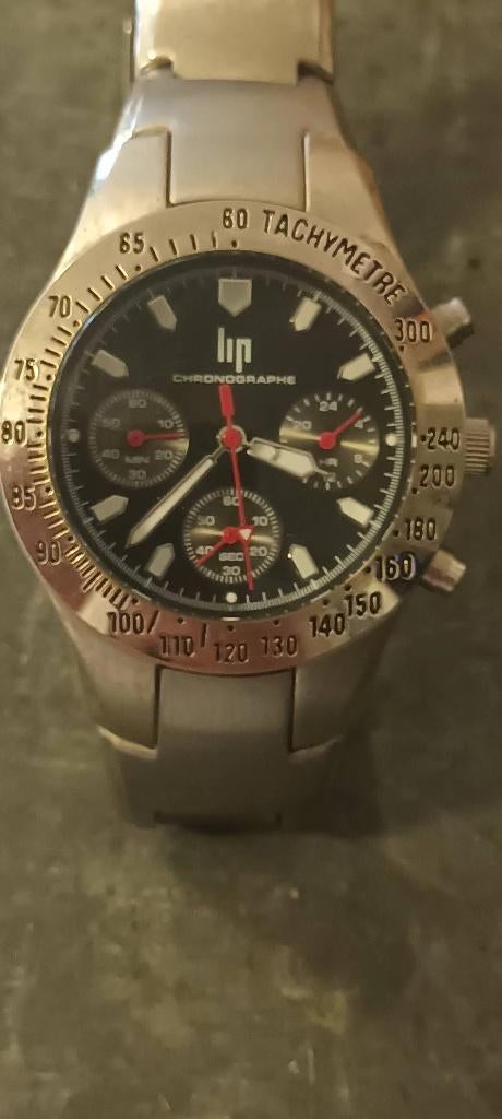 Diver  lippType Chronograaf herenhorloge, Ophalen of Verzenden, Gebruikt, Polshorloge