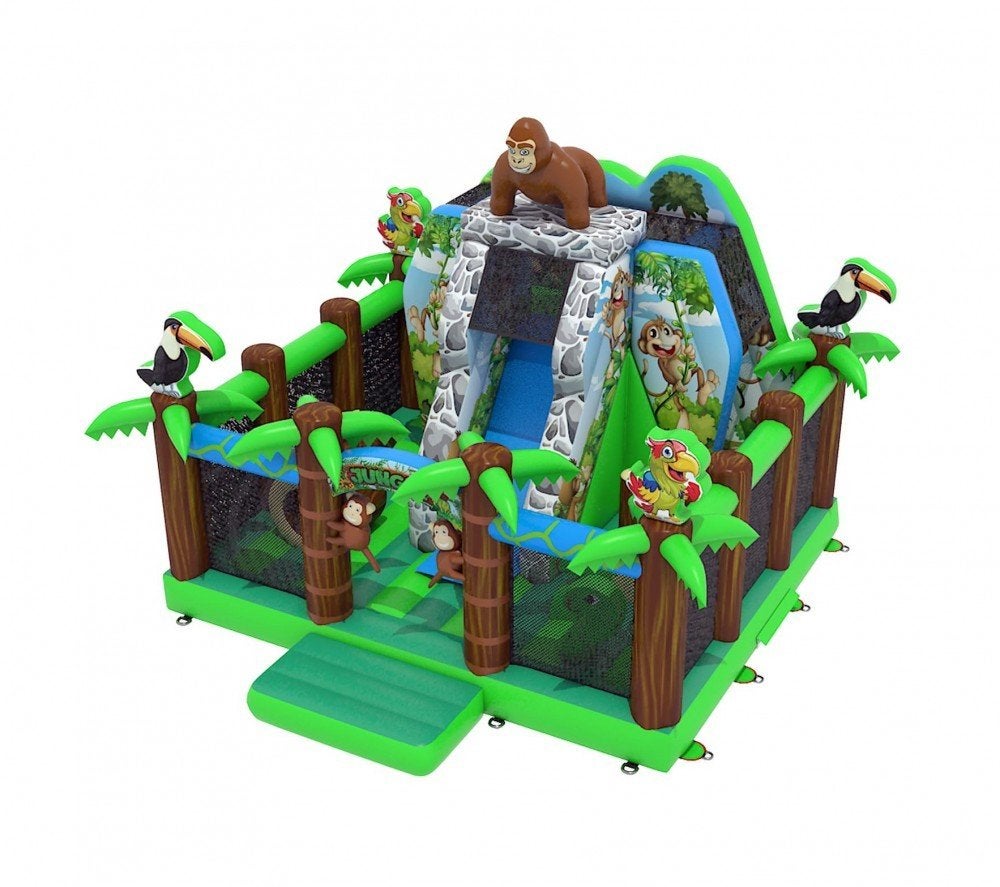 Jungle gorilla - springkasteel, Ophalen of Verzenden, Nieuw