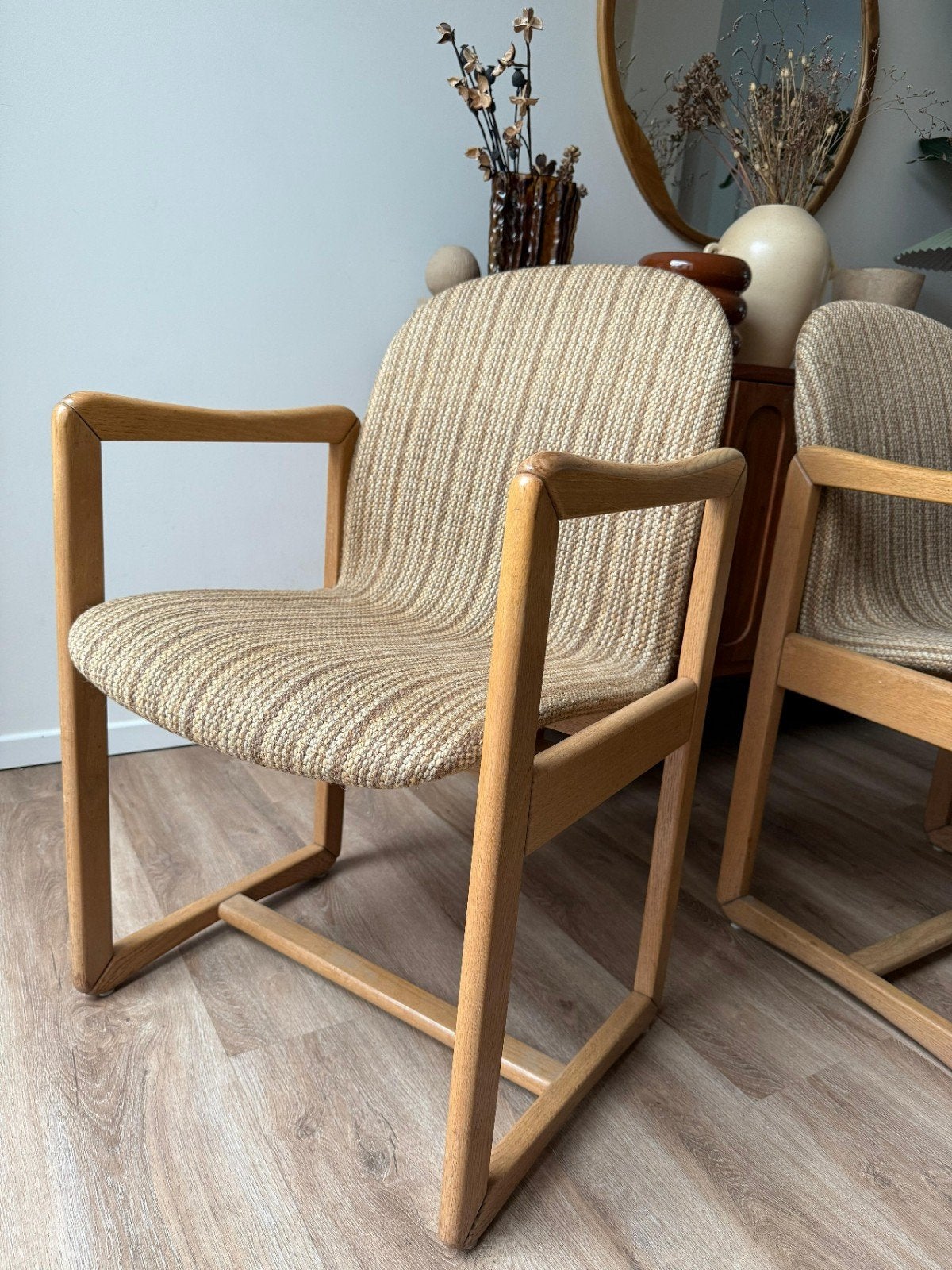 4 vintage deense design stoelen, Ophalen