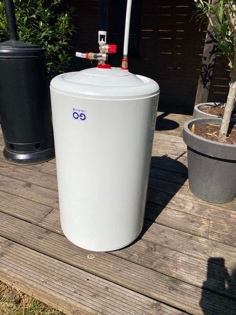 Boiler électrique GO Van Marcke 75l utilisé 2 mois, Moins de 3 ans, Enlèvement, 20 à 100 litres, Boiler