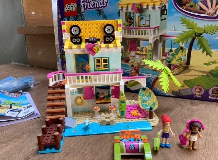 Lego friends strandhuis, Ophalen, Friends, Zo goed als nieuw, Complete set