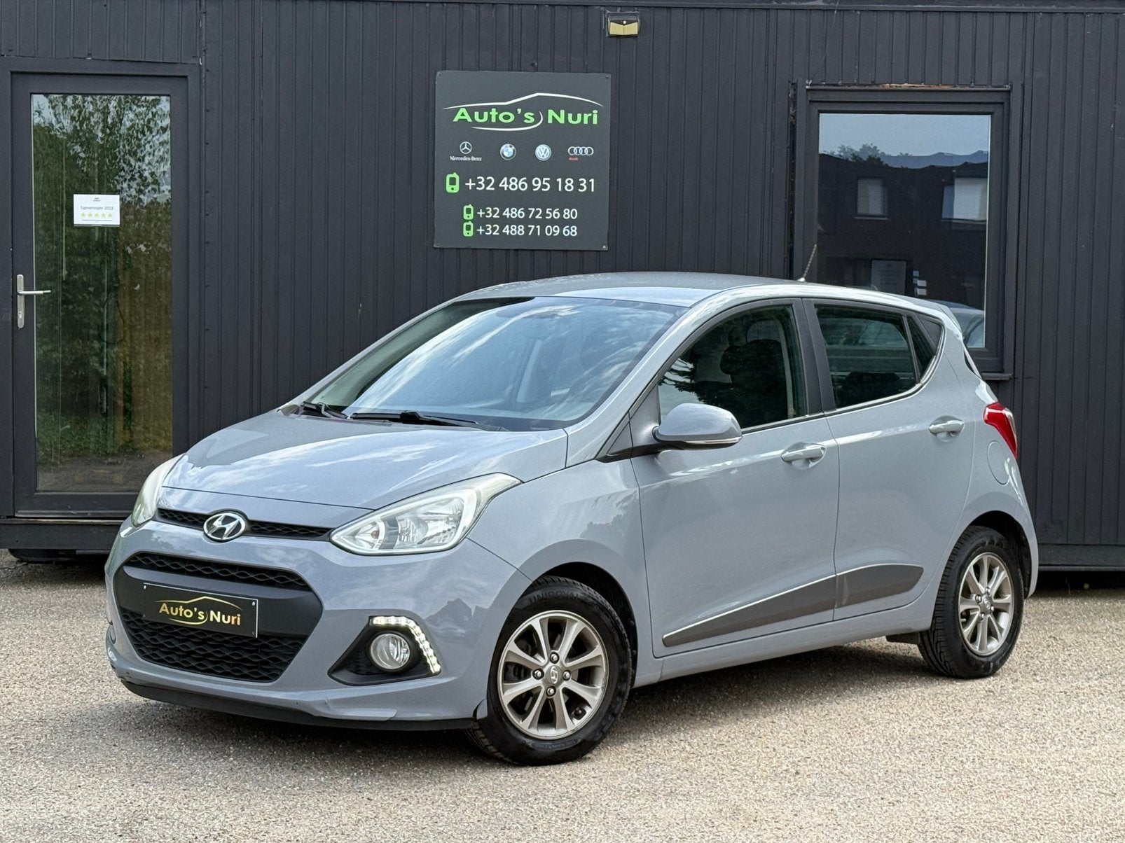 Hyundai i10 5deur’s benzine manueel airco 12M GARANTIE, Auto's, Euro 5, Stof, Zwart, Bedrijf
