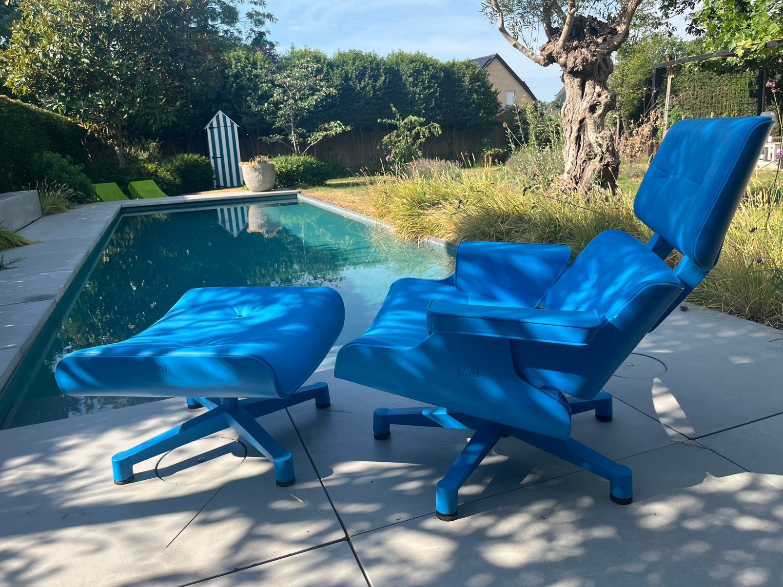 Mal 1956 lounge chair, Ophalen, Zo goed als nieuw, Kunststof, Stoel