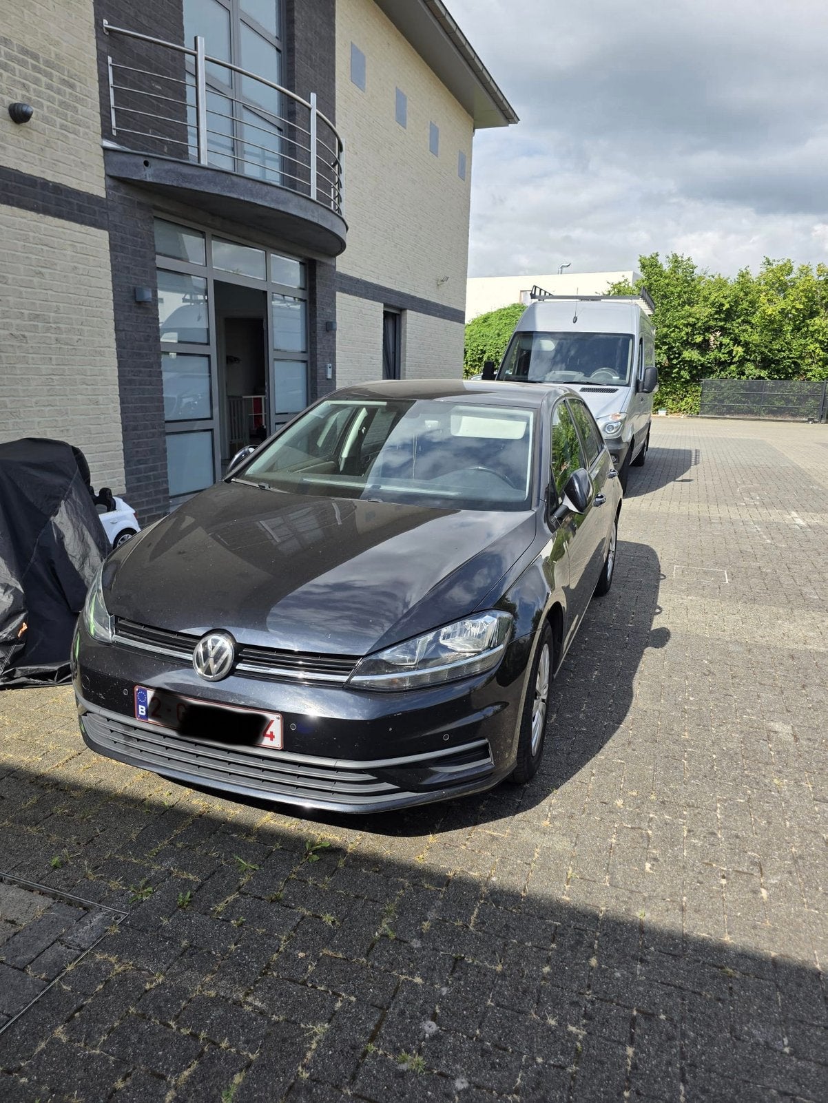 Volkswagen Golf 7 1.6 TDI – 2017, Auto's, Voorwielaandrijving, Stof, Electronic Stability Program (ESP), Zwart