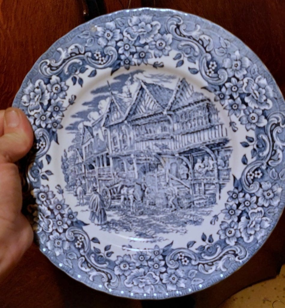 Drie antieke borden, Antiek en Kunst, Ophalen