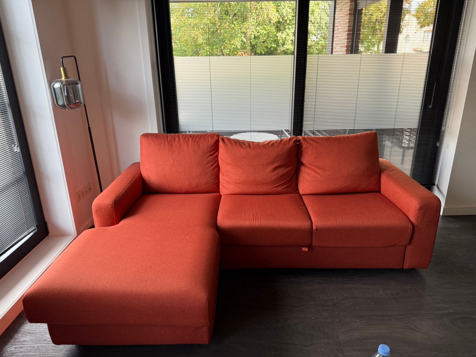 Poltrone sofa zetel 3 zit terracotta, Enlèvement, Comme neuf