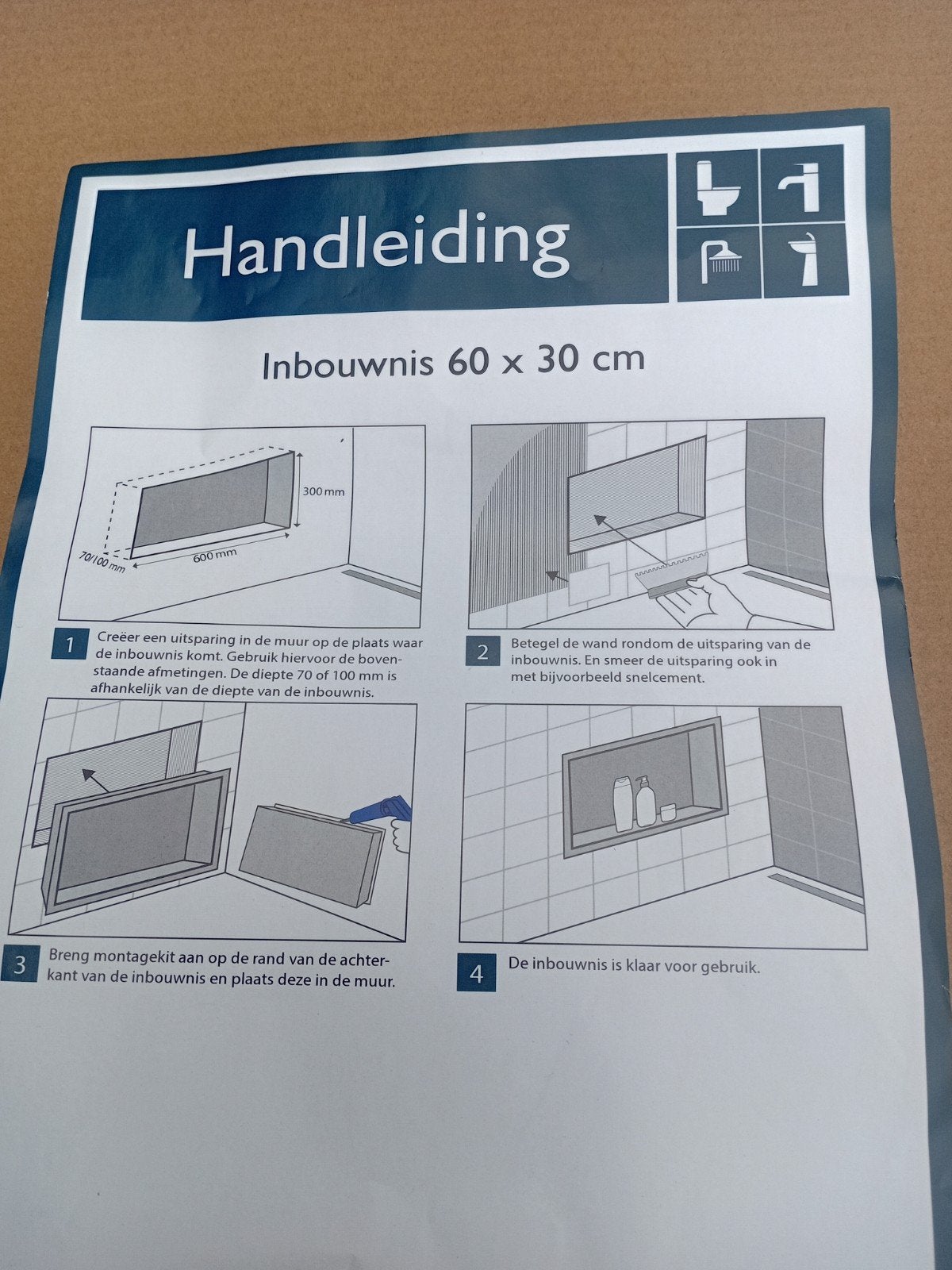 Inbouwnis,NIEUW, Doe-het-zelf en Bouw, Ophalen of Verzenden