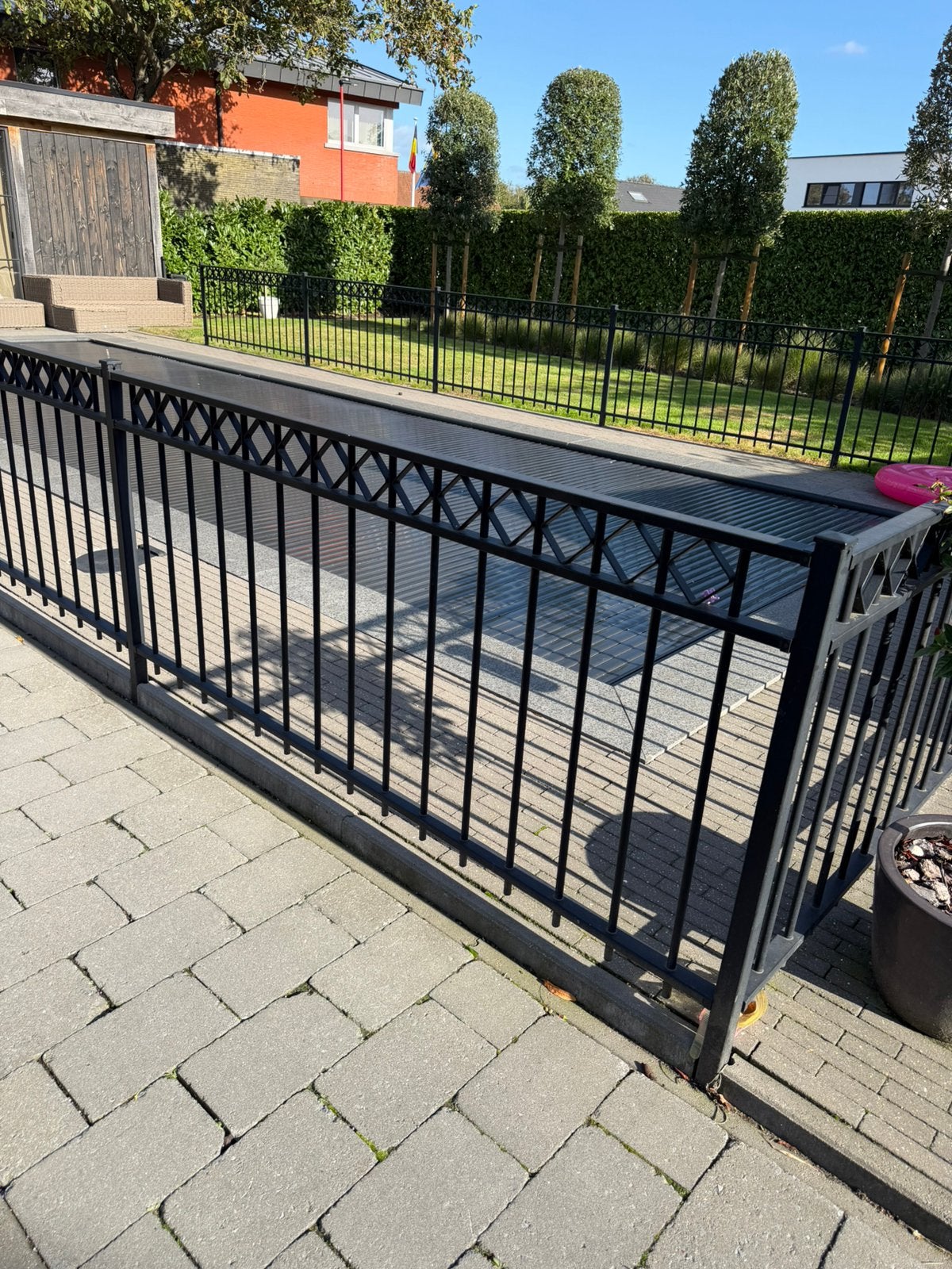 Sierhekwerk zwart, Jardin & Terrasse, Enlèvement, Comme neuf, Clôture ornementale