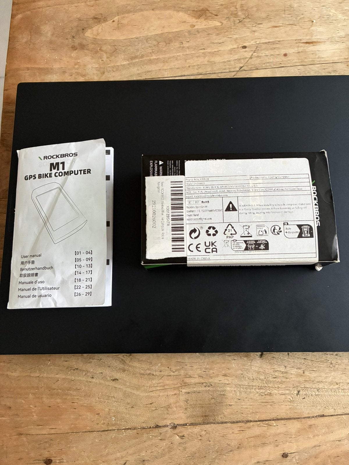Fiets GPS Rockbros M1, Vélos & Vélomoteurs, Enlèvement ou Envoi, Sans fil, Comme neuf