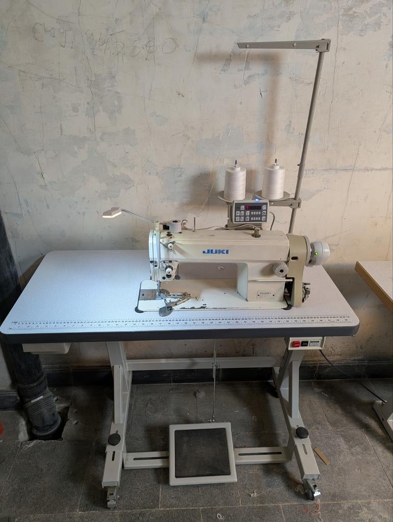 Industriële naaimachine met dubbel transport Juki, Hobby en Vrije tijd, Ophalen, Naaimachine