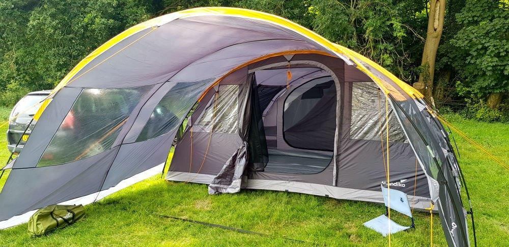 Tent Scandika Gotlang 6 personen + voortent, Ophalen, Zo goed als nieuw, Tot en met 6