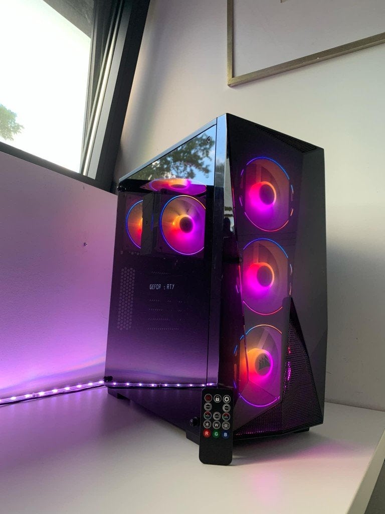 Prachtige CORE I5 RGB Gaming PC (i5-8400, 16GB, RTX 2060), Custom Gaming Pc, Refurbished, Gaming, SSD