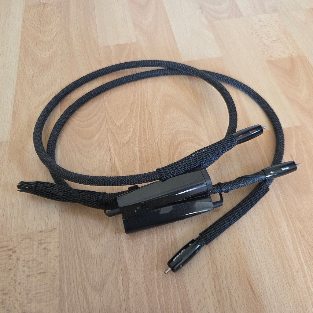 Audioquest Wind RCA 1 mtr set incl originele verpakking, TV, Hi-fi & Vidéo, Enlèvement ou Envoi, Comme neuf, Moins de 2 mètres