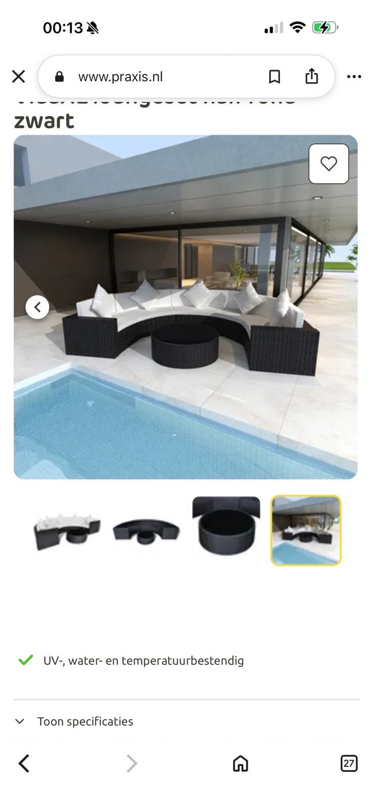 Ensemble de mobilier de jardin et de salon, Enlèvement, Utilisé, 5 places, Sets de jardin