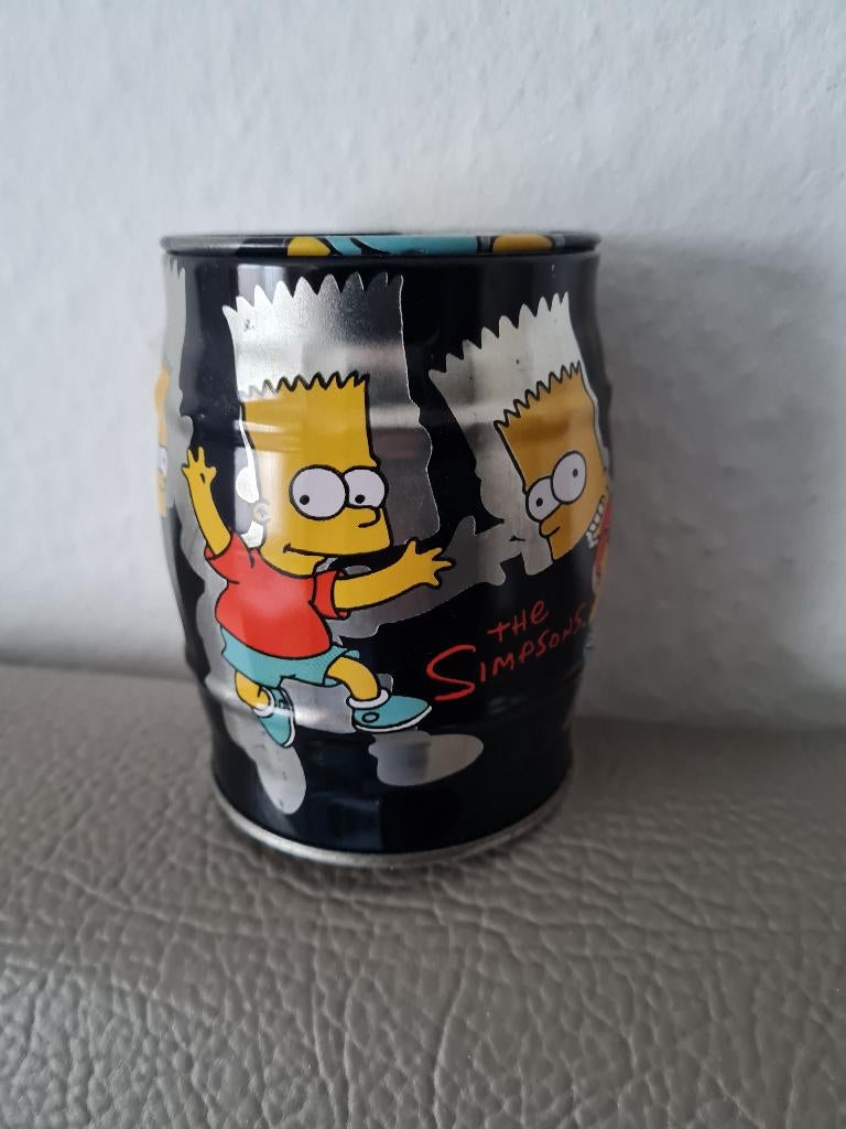 Spaarpot in blik the Simpsons, Verzamelen, Ophalen of Verzenden