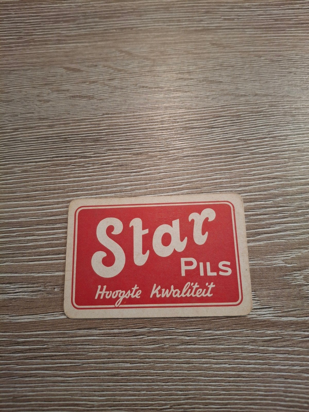 oude speelkaart star pils, Verzamelen, Speelkaarten, Jokers en Kwartetten, Ophalen of Verzenden