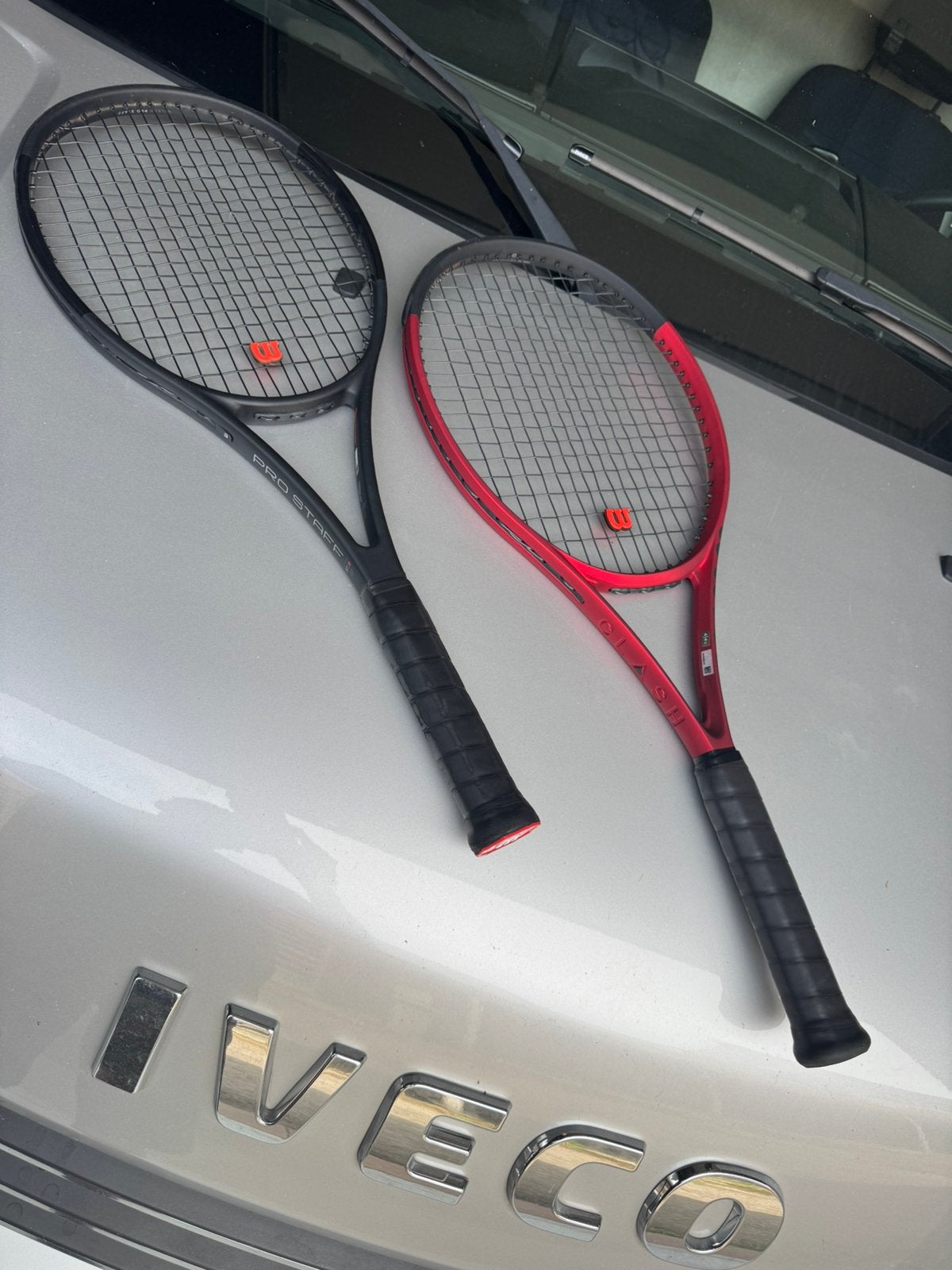 Wilson Clash V2 100 en Pro Staff Black, Enlèvement ou Envoi, Comme neuf, Wilson