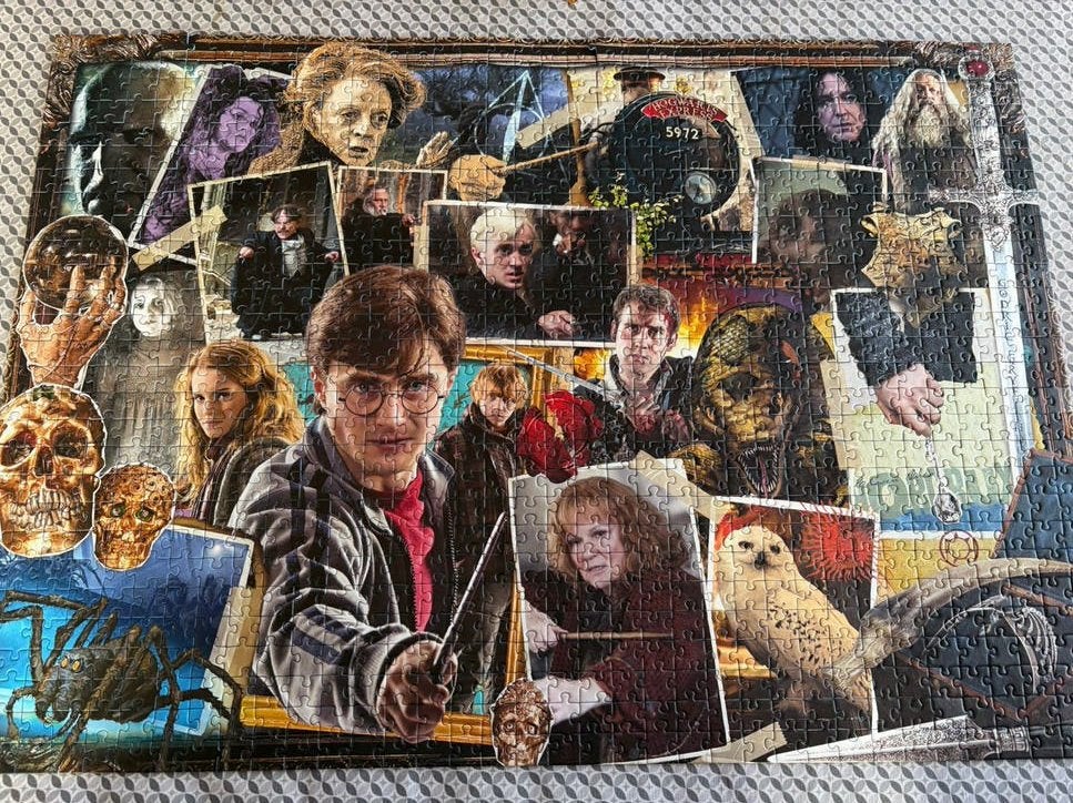 Puzzel 1000 stukjes Harry Potter, Ophalen of Verzenden, Zo goed als nieuw