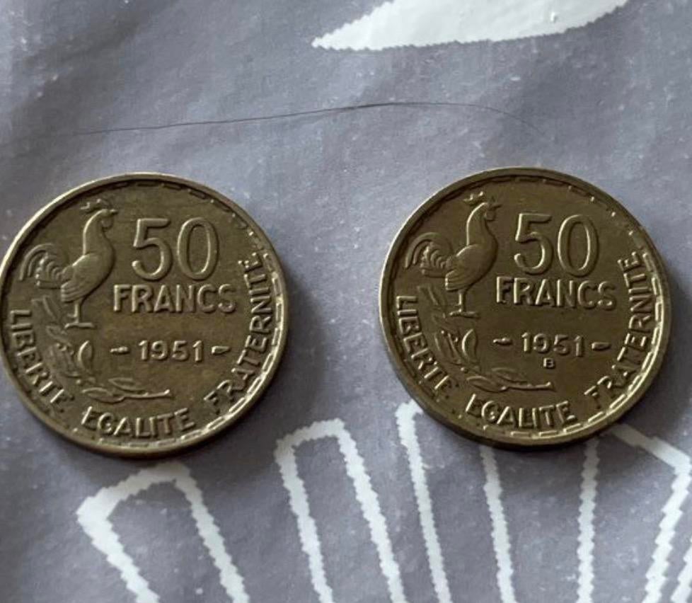 50 francs Guiraud 1951, Enlèvement ou Envoi