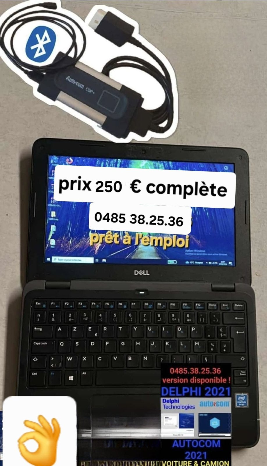 Ordinateur DELL 250€, Informatique & Logiciels, Ordinateurs & Logiciels Autre, Enlèvement ou Envoi, Comme neuf