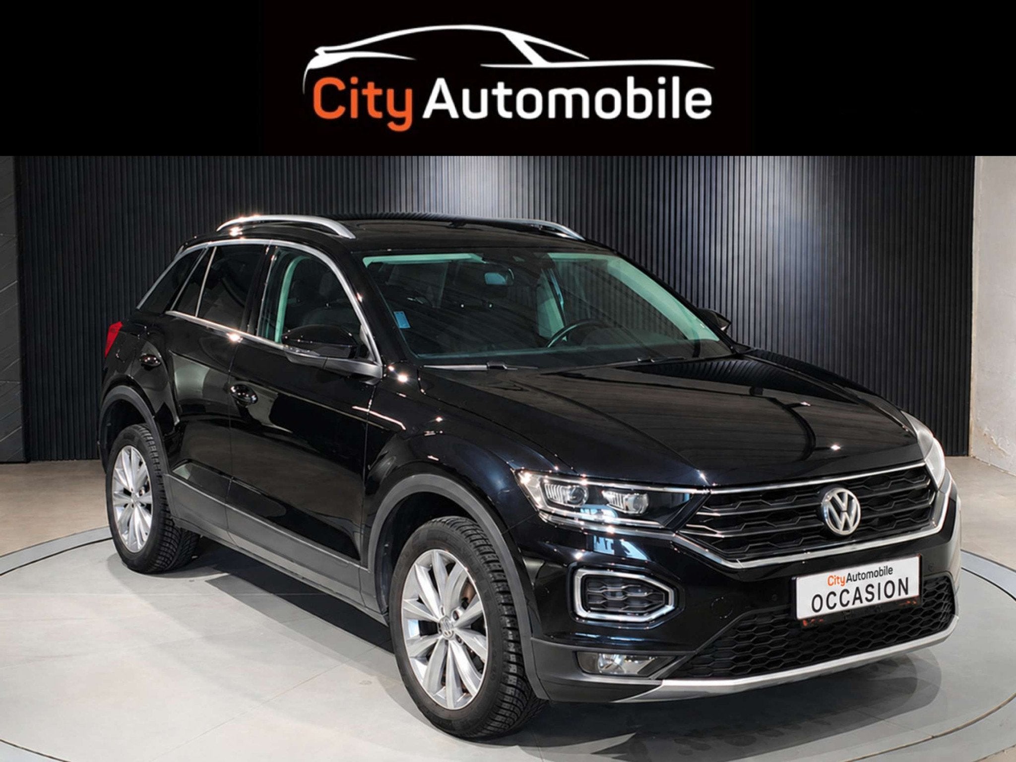 Volkswagen T-Roc 1.5 TFSI CARPLAY GPS TOIT OUVRANT BLUETOOTH, Achat, Boîte manuelle, Noir, 5 portes