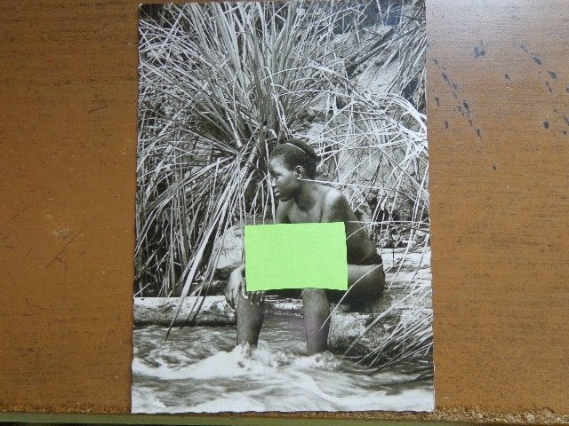 Postkaart Naakt - A travers le Congo, Jeune femme, Verzenden, Ongelopen, Overige thema's
