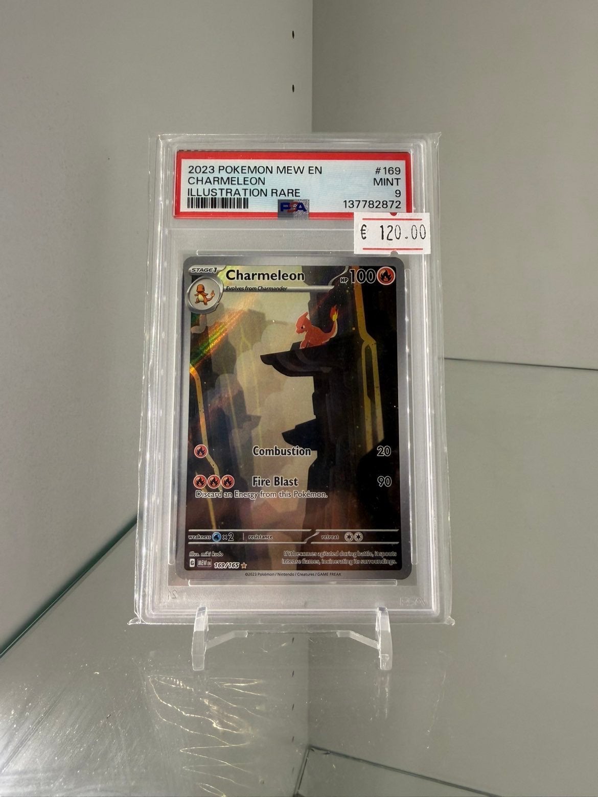 Pokémon Charmeleon PSA 9, Ophalen, Zo goed als nieuw