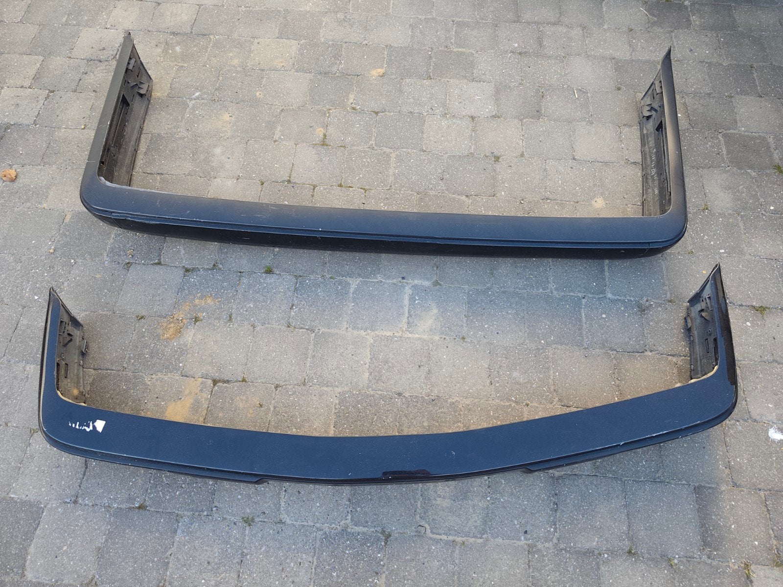 BMW E30 fase 2 naschok voor/achter, Gebruikt, Ophalen of Verzenden, Bumper, Voor