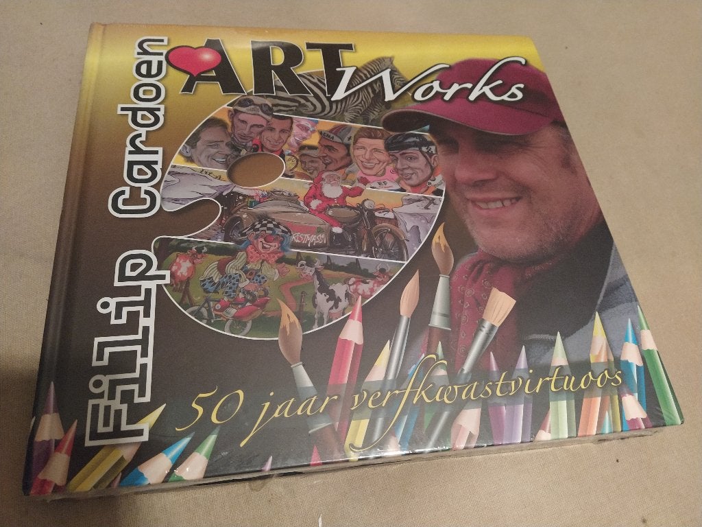 boek: ARTworks-50 jaar verfkwastvirtuoos/Filip Cardoen, Ophalen of Verzenden, Nieuw, Schilder- en Tekenkunst