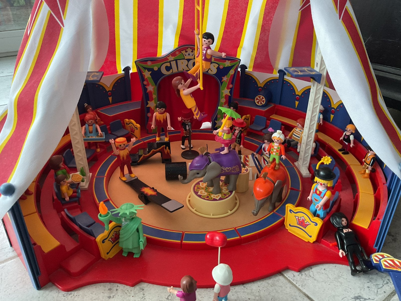 Playmobil grote circus set!, Ophalen, Zo goed als nieuw