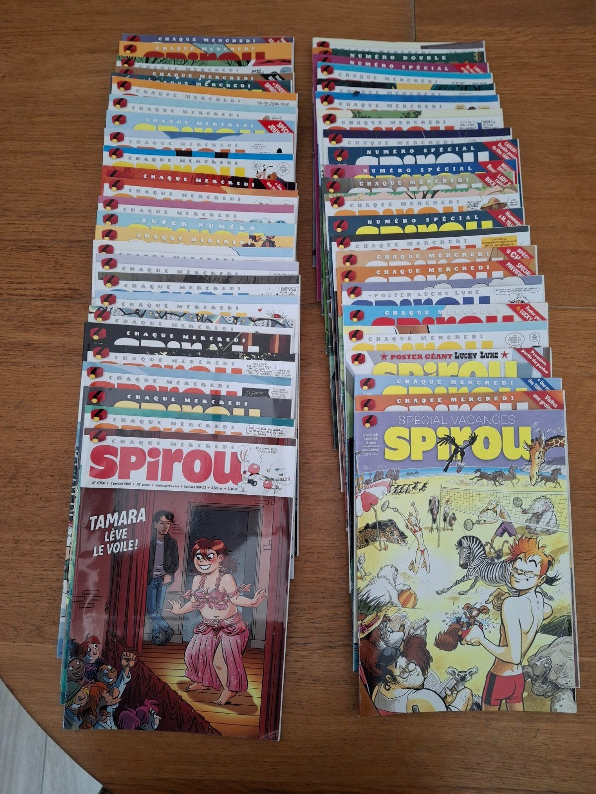 Magazine Spirou annee 2016 complete, Enlèvement