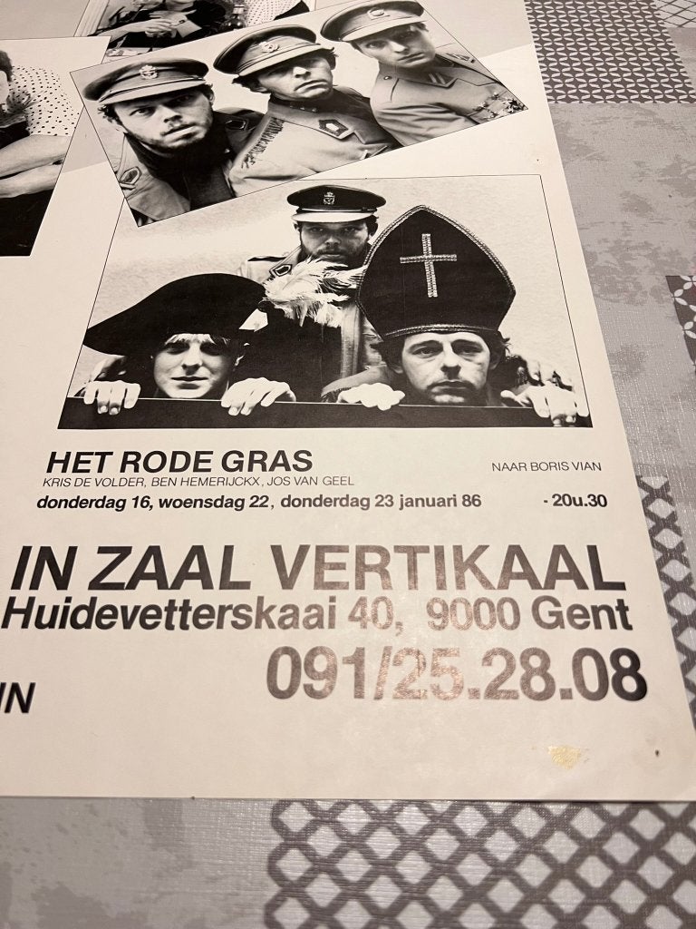 Vintage Poster 3 x PoëZIEN, Rectangulaire vertical, Utilisé, Affiche ou Poster pour porte ou plus grand, Publicité